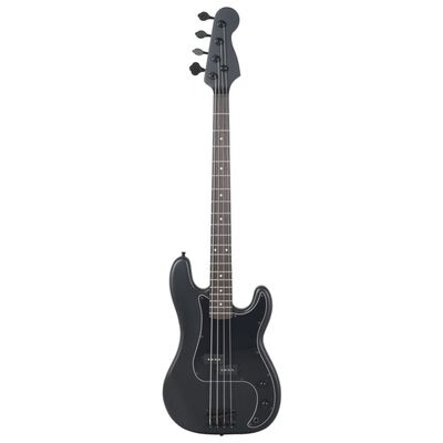 vidaXL Electric Bass Guitar for Beginner with Bag Black 4/4 46"