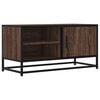 vidaXL TV Cabinet Brown Oak 80x34.5x40 cm Engineered Wood and Metal