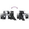 vidaXL Kids'Loft Bed Frame Black 107 x 200 cm Metal