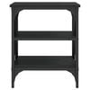 vidaXL Side Tables 2 pcs Black 40x42x50 cm Engineered Wood