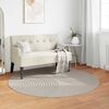 vidaXL Area Rugs Round Cream &Oslash; 160 CM