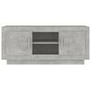 vidaXL TV Cabinet Concrete Grey 102x35x45 cm Engineered Wood