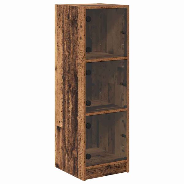 vidaXL Highboard Old Wood 35 x 37 x 109 cm Engineered Wood