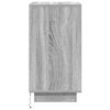 vidaXL Bedside Cabinet with LED Lights&nbsp;Grey Sonoma 38x34x65 cm