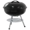 vidaXL Charcoal Grill Black 36.5 x 36.5 x 40 cm
