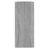 vidaXL Book Cabinet/Room Divider Grey Sonoma 100x30x72 cm