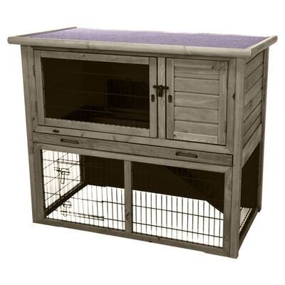 TRIXIE Outdoor Hutch for Small Animal 116x97x63 cm Grey-Green