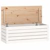 vidaXL Storage Box White 89x36,5x33 cm Solid Wood Pine