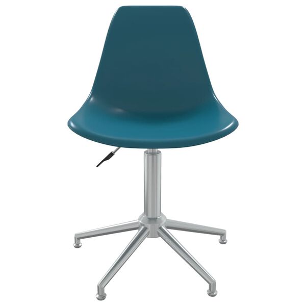 vidaXL Swivel Office Chair Turquoise PP