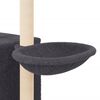 vidaXL Cat Tree with Sisal Scratching Posts Dark Grey 145 cm