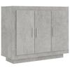 vidaXL Sideboard Concrete Grey 92x35x75 cm Engineered Wood