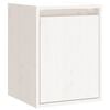 vidaXL Wall Cabinet White 30x30x40 cm Solid Wood Pine