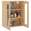 vidaXL Wall Mounted Cabinet Sonoma Oak 69.5x34x90 cm Engineered Wood