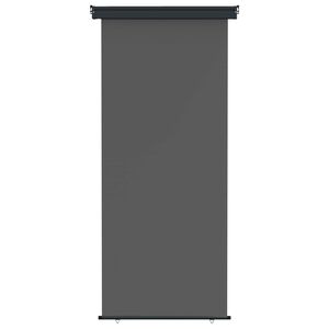 vidaXL Balcony Side Awning 80 x 250 cm 100% polyester iron steel