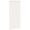 vidaXL Zebra Blind Marble Beige 105x200 cm Fabric Width 100.9 cm Polyester