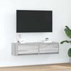 vidaXL TV Cabinet Grey sonoma 100 x 31 x 25.5 cm Engineered wood