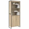 vidaXL Tall Cabinets 2 pcs Sonoma 79 x 36 x 200 cm Engineered Wood