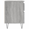 vidaXL Bedside Cabinet Grey Sonoma 40x35x50 cm Engineered Wood