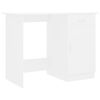 vidaXL Desk | White | Engineered Wood | Standard Size for Small Spaces | Desk