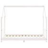 vidaXL Kids Bed Frame White 80x160 cm Solid Wood Pine