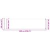 vidaXL Patio Retractable Side Awning 600x160 cm Cream