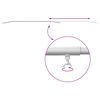 vidaXL suitable for Flat Tarpaulin Bracket 3 pcs Silver 130-210 cm