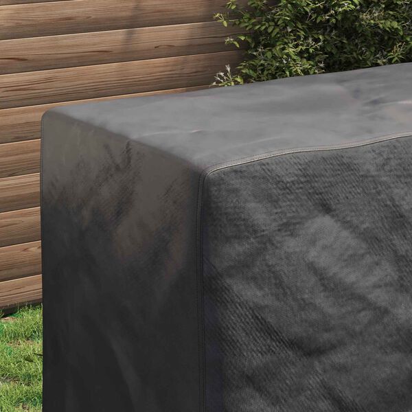 vidaXL Furniture Cover Plain Black 140 x 70 x 90 cm 420D