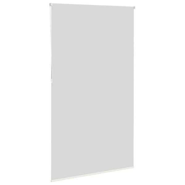 vidaXL Roller Blind Blackout Off White 135x210 cm Fabric Width 131.6 cm Polyester