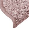 vidaXL Stair Mats 30 pcs 65x21x4 cm Light Pink Half Round Large