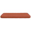 vidaXL Seat Cushions 4 pcs Red Orange 40 x 40 x 3 cm Corduroy Fabric