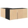 vidaXL Corner Cabinet Black 160x40x45 cm Engineered Wood
