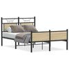 vidaXL Bed Frame without Mattress Sonoma Oak 120x190 cm Small Double Engineered Wood
