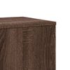 vidaXL Plant Stands 2 pcs Brown Oak 33x33x100 cm Engineered Wood