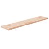 vidaXL Shelf Board 100x20x2,5 cm Untreated Solid Wood Oak