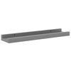 vidaXL Wall Shelves 4 pcs Grey 40x9x3 cm