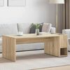 vidaXL Coffee Table Sonoma Oak 101.5 x 50 x 37 cm Engineered Wood