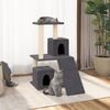 vidaXL Cat Tree with Sisal Scratching Posts Dark Grey 82 cm