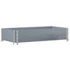 vidaXL Garden Planter Grey 100x50 cm Solid Wood Pine