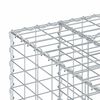 vidaXL Gabion Raised Bed Silver 100 x 60 x 55 cm Galvanised Steel