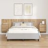 vidaXL Headboard with Cabinet 3 pcs Artisan Oak Engineered Wood