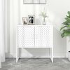 vidaXL Sideboard White 75x35x75 cm Steel