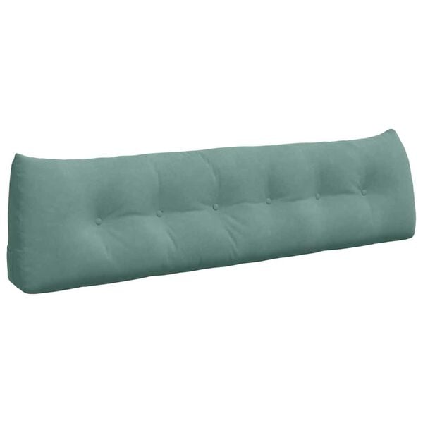 vidaXL Back Pillow Sea Green 180 x 24 x 50 cm Velvet