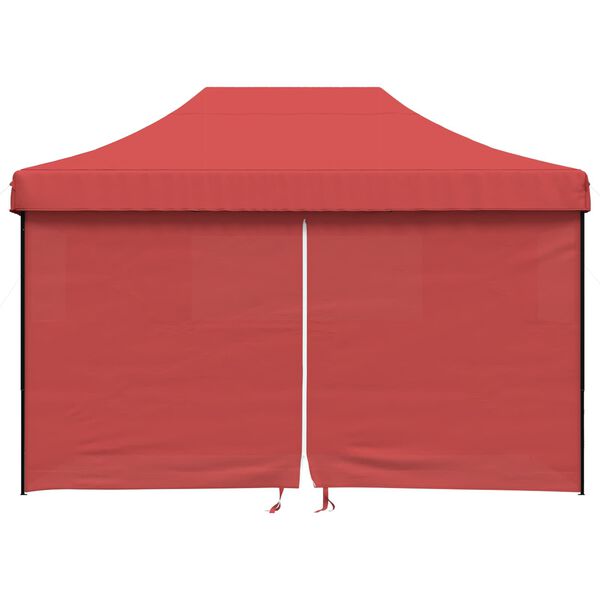 vidaXL Party Tent Folding Burgundy 279 x 410 x 315 cm Oxford Fabric