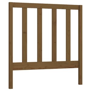 vidaXL Bed Headboard Honey Brown 96x4x100 cm Solid Wood Pine