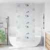 vidaXL Shower Roller Blind with Cassette 110x240 cm Fabric Width 106 cm