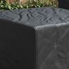 vidaXL Furniture Cover Plain Black 99 x 99 x 60 cm 600D Oxford Fabric
