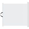 vidaXL Retractable Pet Gate White 82.5x125 cm