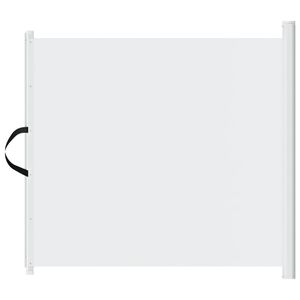 vidaXL Retractable Pet Gate White 82.5x125 cm