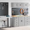vidaXL Garage Cabinets 2 pcs Grey Sonoma Engineered Wood