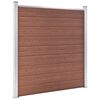 vidaXL Garden Fence WPC 1045x186 cm Brown